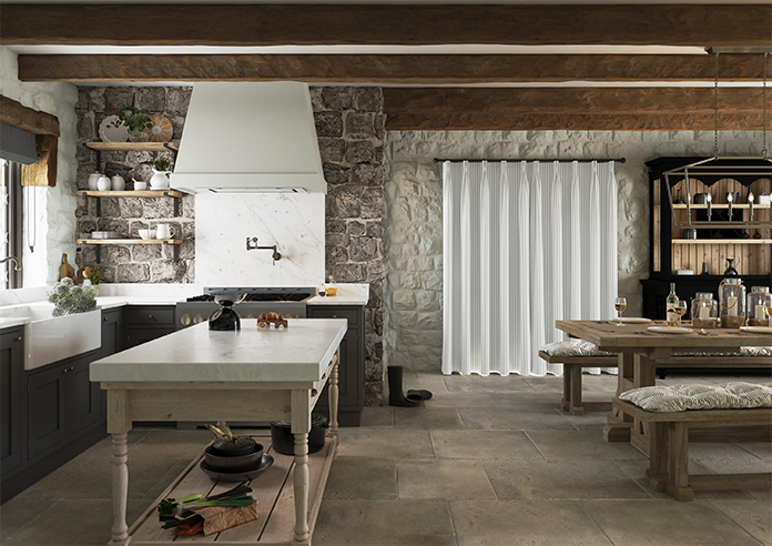 Lace Stripes, Grey - Made to Measure Curtains - Image 15